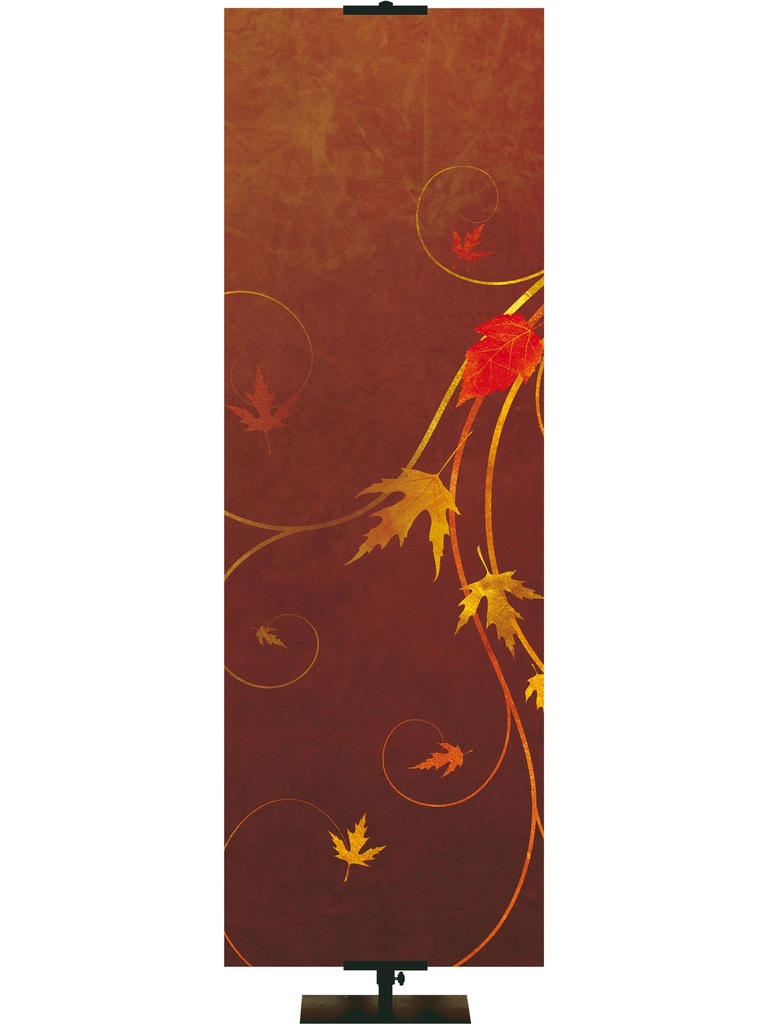 Custom Banner Autumn Faux Foil Mercy