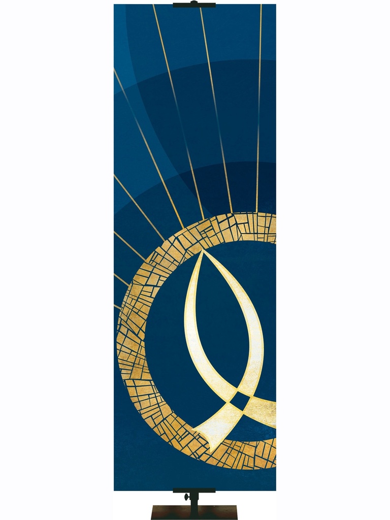 Custom Banner Hallmarks of Hope Fish Symbol and Hope