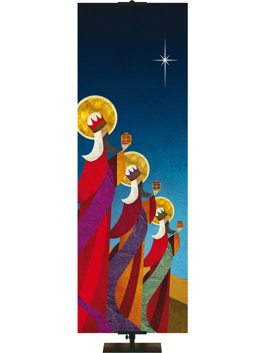 Custom Banner Scenes of Christmas Worship Christ the Newborn King