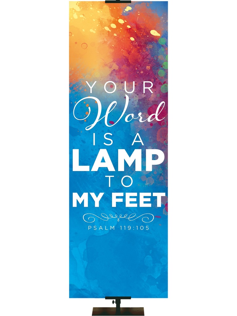 Hues of Inspiration Your Word Is A Lamp