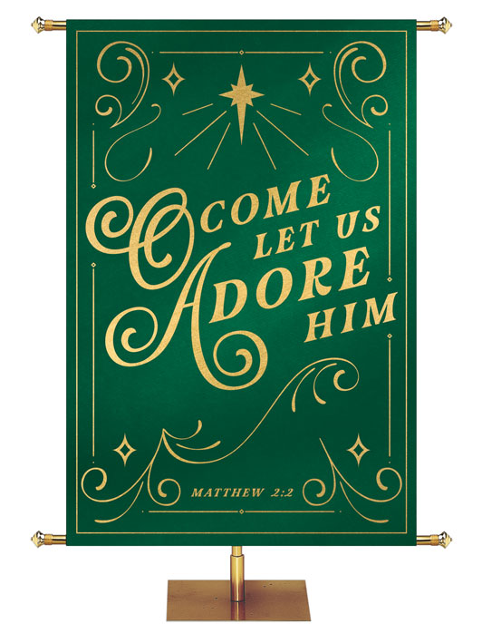 Shimmering Christmas O Come Let Us Adore Him