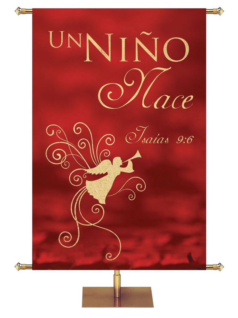 Spanish Christmas Foil A Child is Born