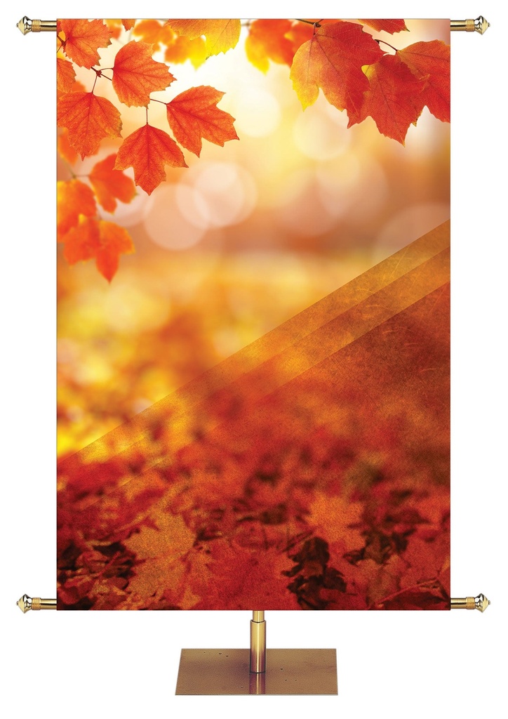 Custom Banner Golden Harvest Give Thanks
