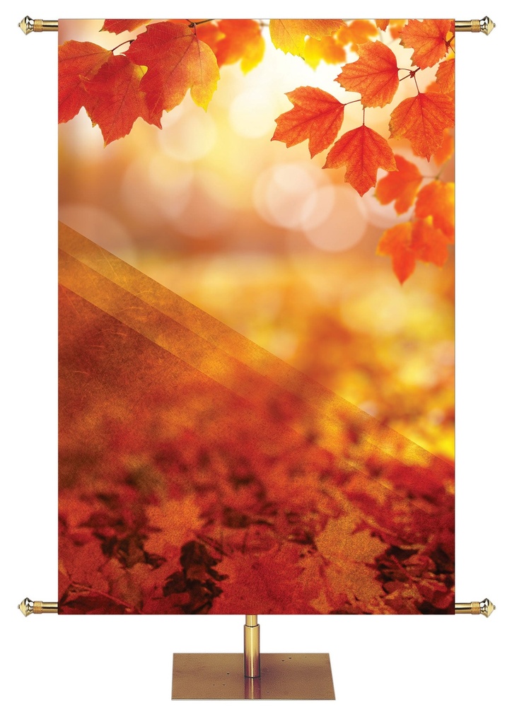 Custom Banner Golden Harvest Rejoice and Pray