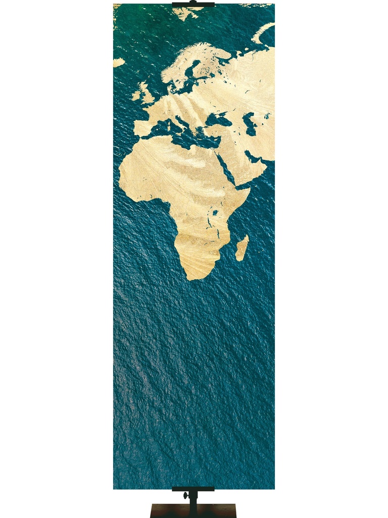 Custom Banner Mission Green Atlas  Declare His Glory