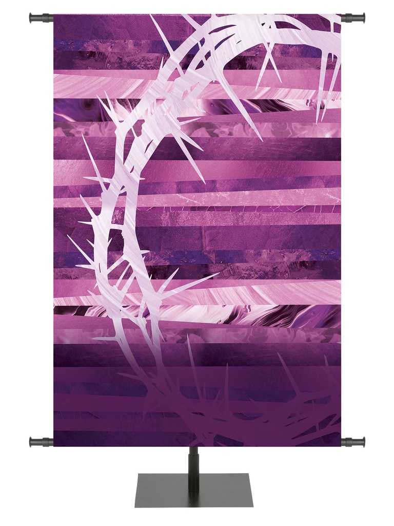 Custom Banner Redeeming Love Crown of Thorns Left