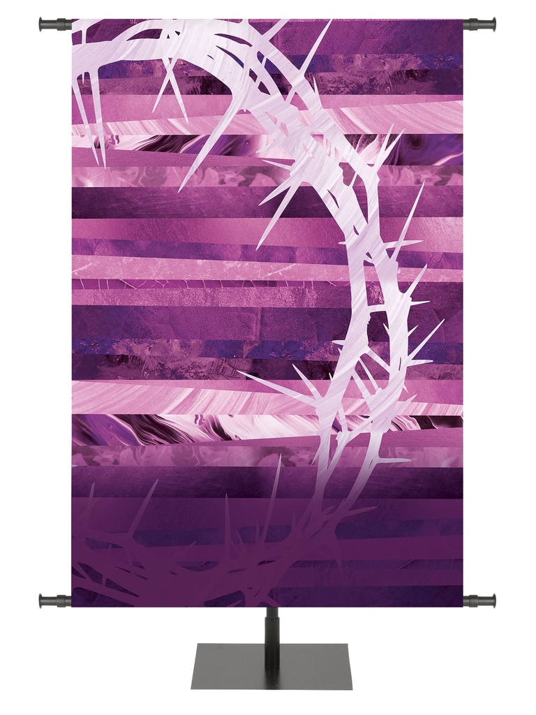 Custom Banner Redeeming Love Crown of Thorns Right