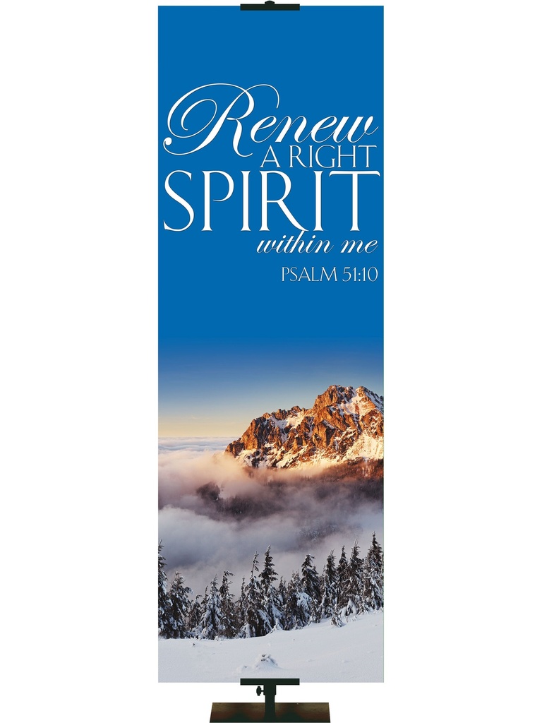 Portraits of Sacred Winter Renew A Right Spirit F