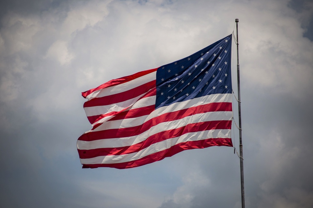 Sewn U.S. Flags Nylon