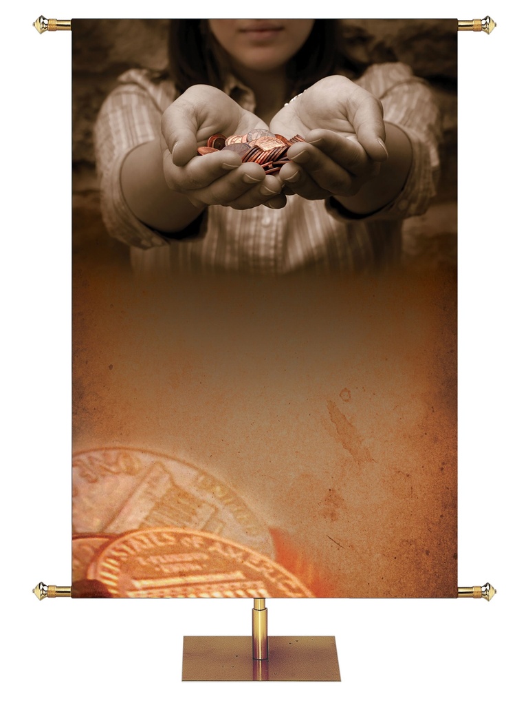 Custom Banner The Master's Touch Cheerful Giver