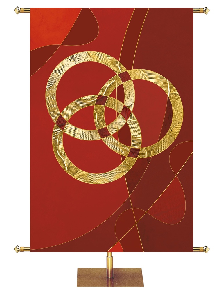 Custom Banner Symbols of Worship Trinity