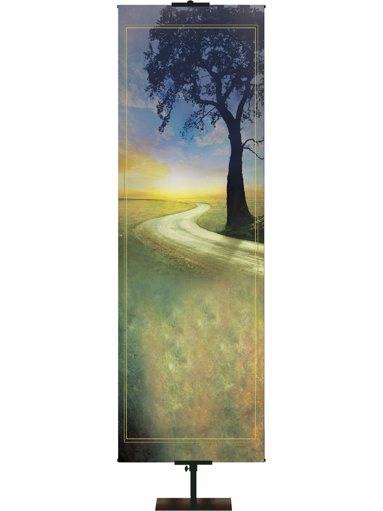 Custom Banner Scripture Scroll He Will Make Your Paths Straight
