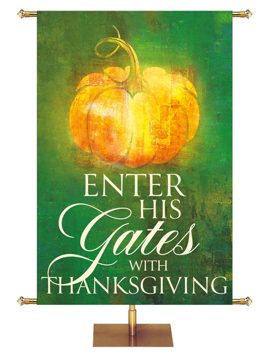 Brush Strokes of Autumn Enter His Gates