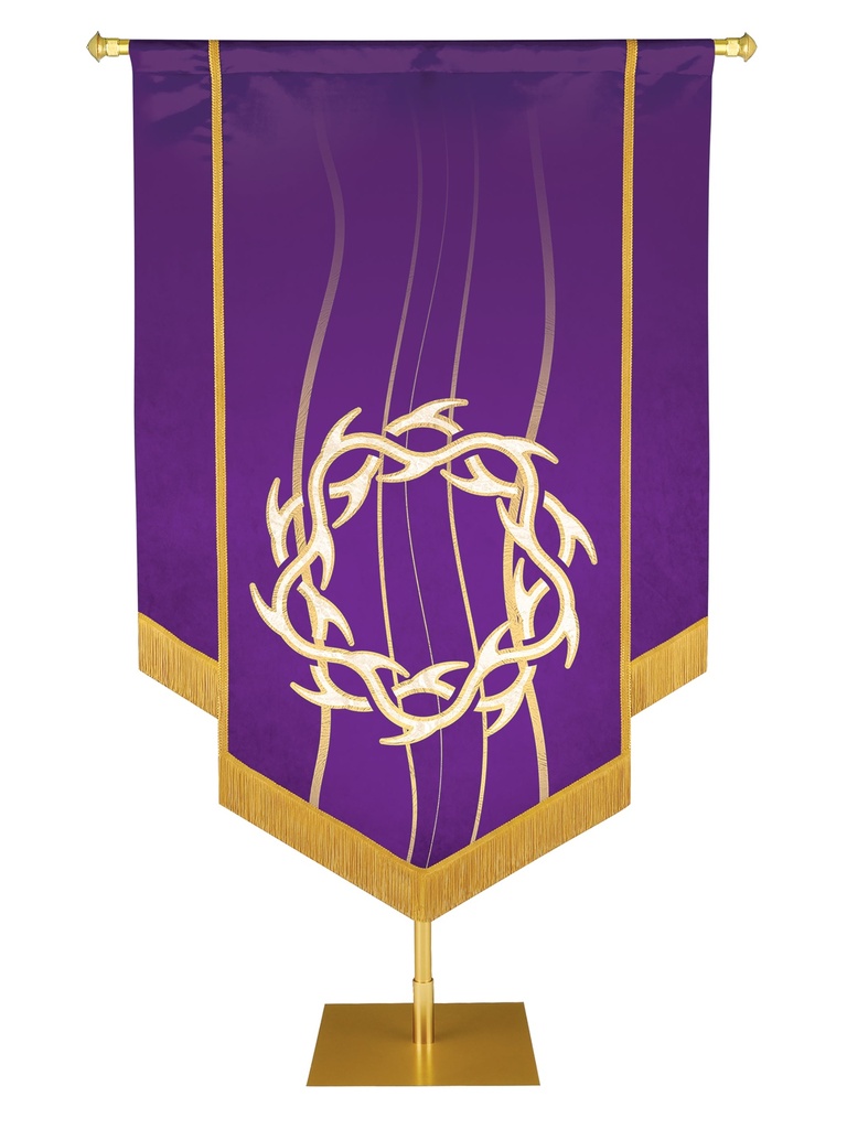 Custom Banner Experiencing God Embellished Crown of Thorns