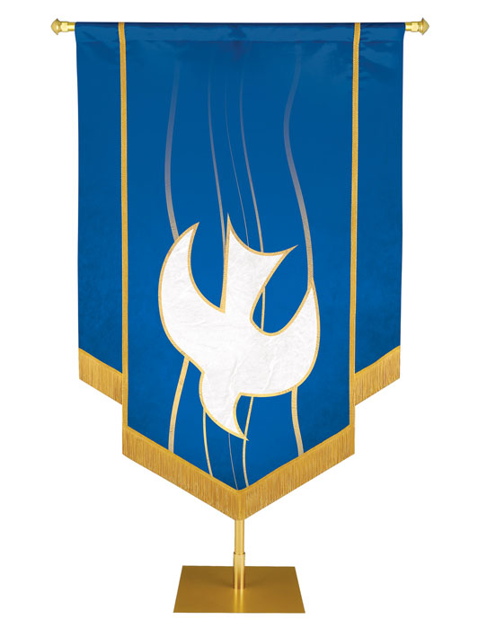 Custom Banner Experiencing God Embellished Dove Left