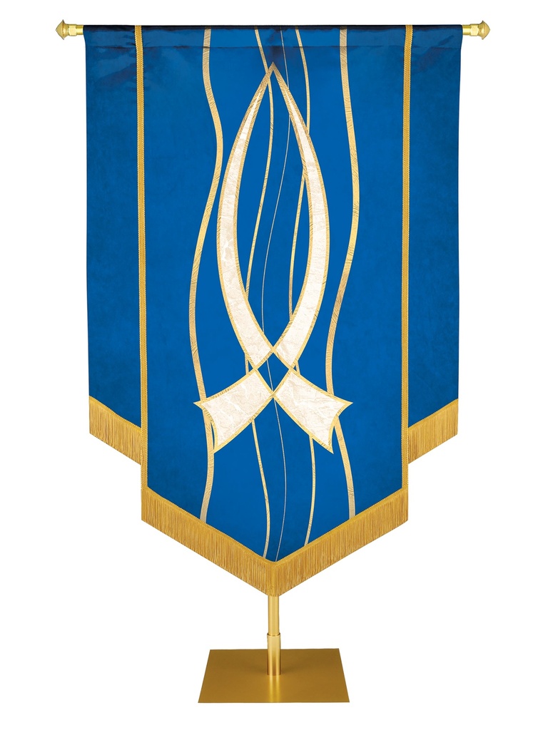 Experiencing God Fish Embellished Banner