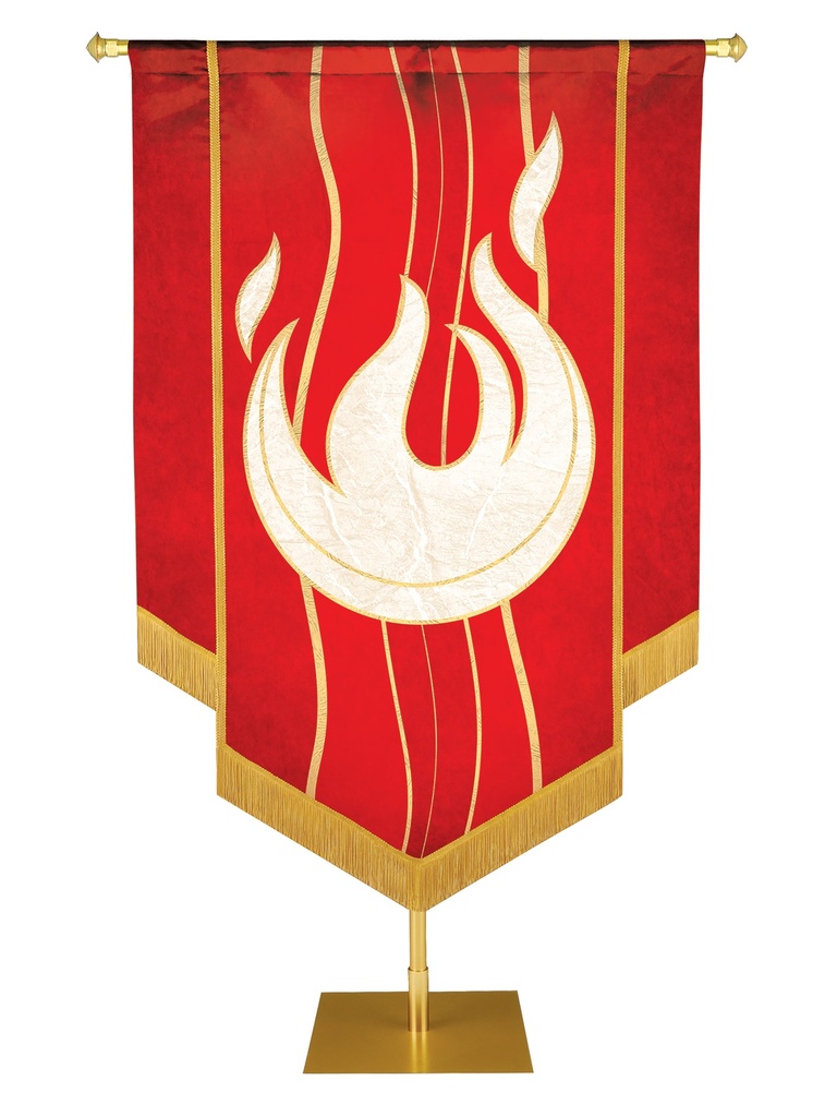 Experiencing God Flame Embellished Banner