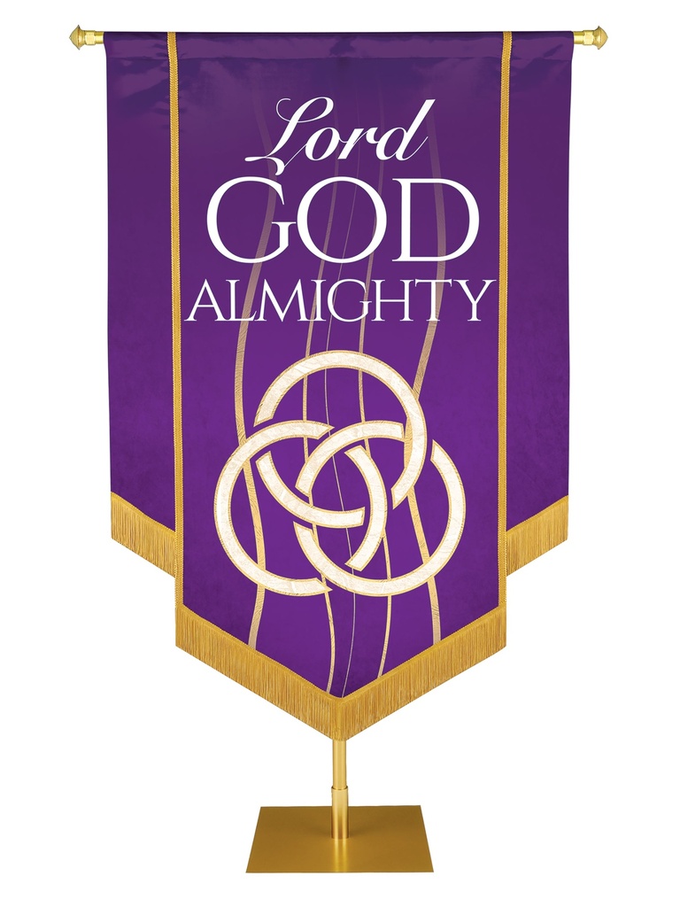 Experiencing God Trinity, Lord God Almighty Embellished Banner