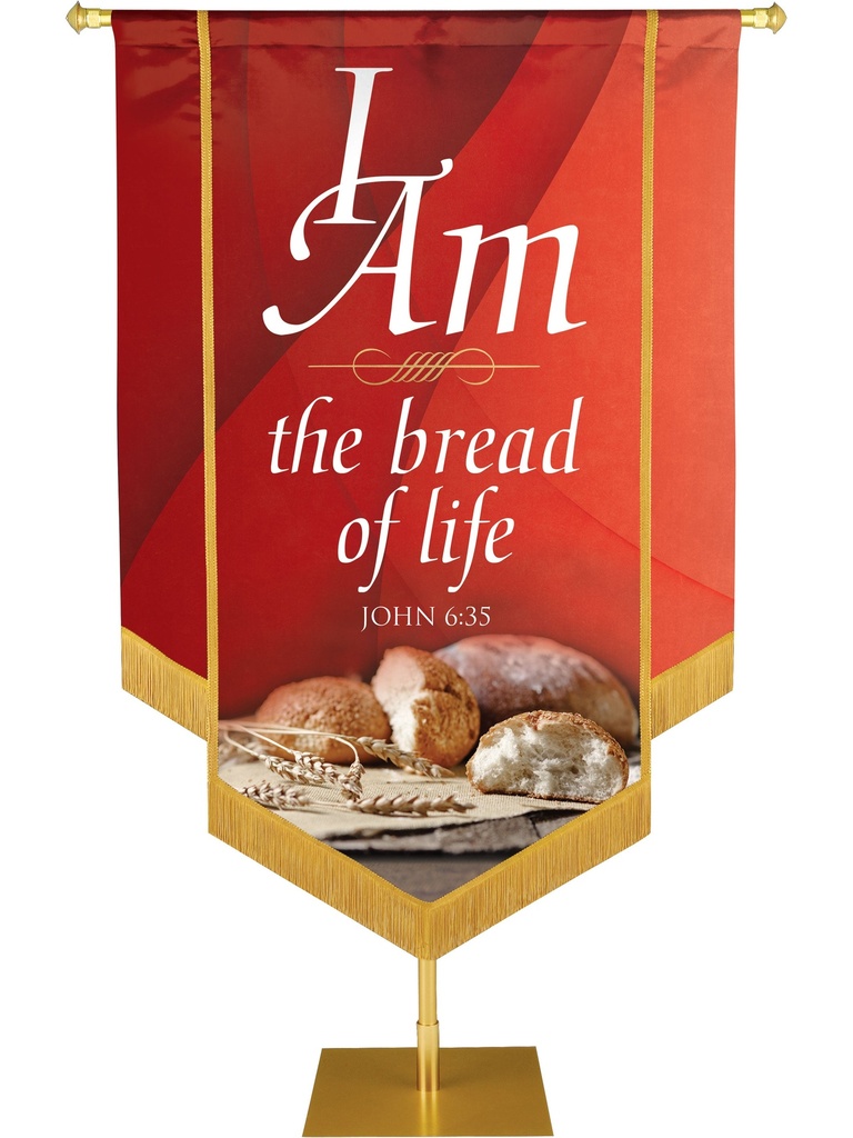 I Am Bread of Life Embellished Banner