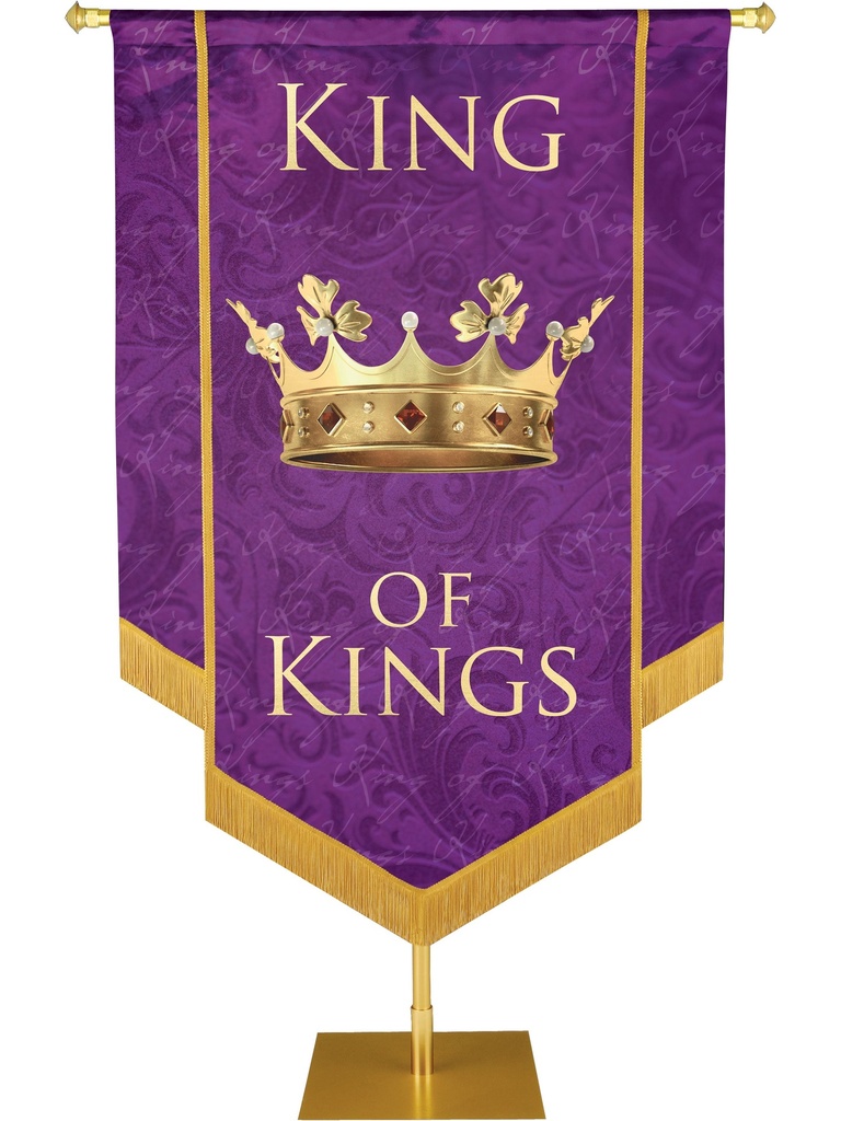 Names of Christ King of Kings Embellished Banner