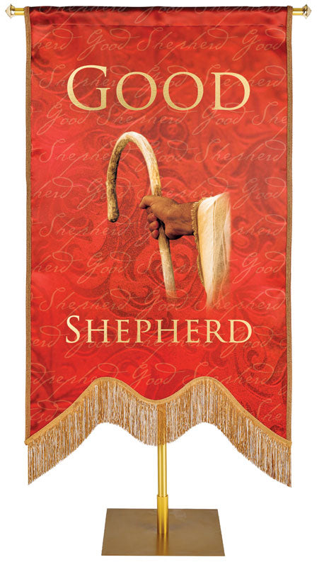 Names of Christ M-Shape Good Shepherd Embellished Banner