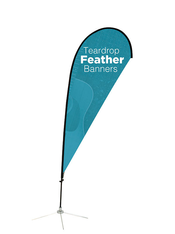 [CUS-TDP] Custom Teardrop Feather Flag Graphic (Medium 24 in x 104 in, Single Sided)