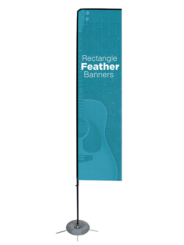 Custom Rectangle Feather Flag Graphic