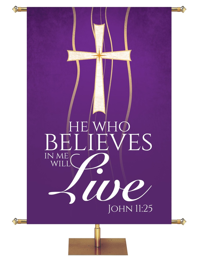 Irregular Experiencing God Symbols and Phrases Cross, He Who Believes