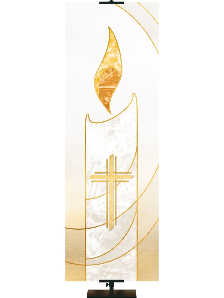 Irregular Liturgical Advent Candle Christ 2X6 BLUE $30