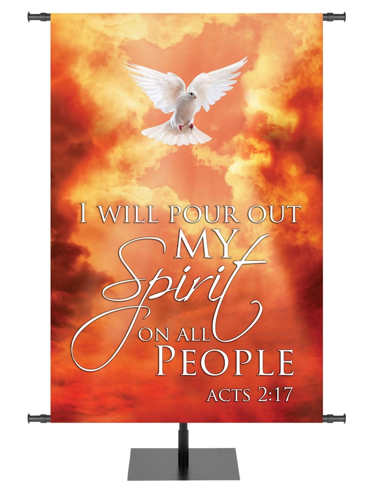 Irregular Pentecost Red Pour Out My Spirit