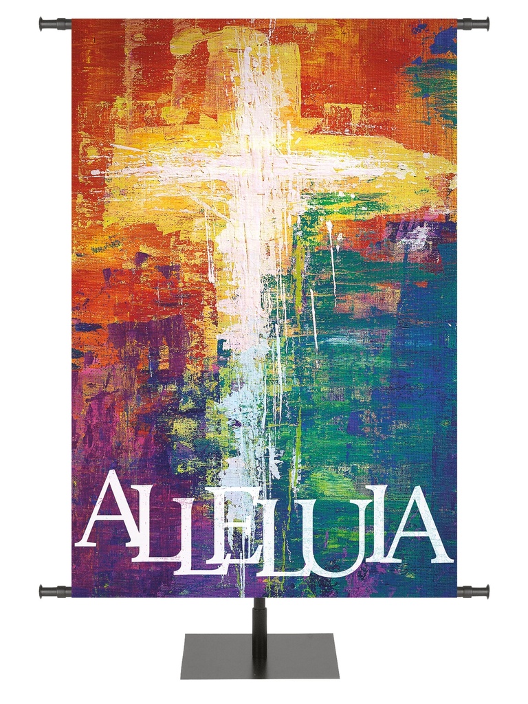 Brush Strokes of Easter Alleluia