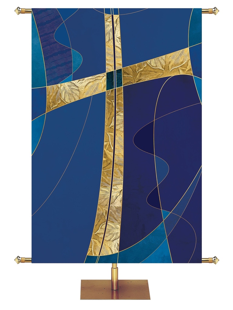 Custom Banner Cross Symbols of Worship