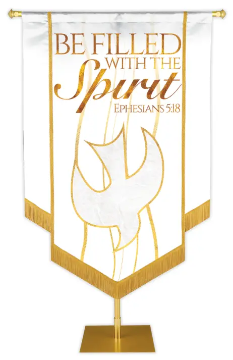 Overstock Experiencing God Cross, He Who Believes Embellished Banner