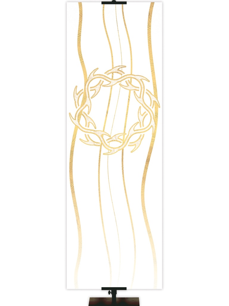 Custom Banner Experiencing God Symbols Crown of Thorns