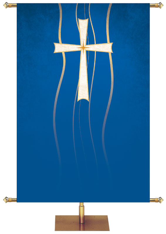 Custom Banner Experiencing God Symbols Cross