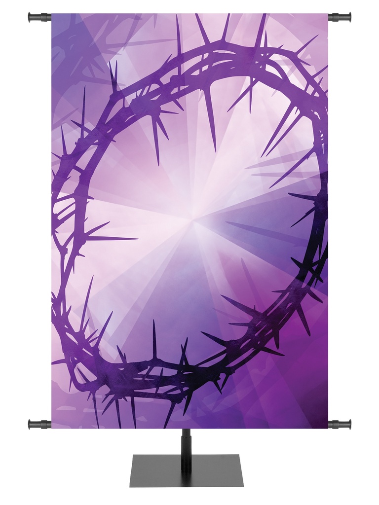 Custom Banner Symblos of Liturgy Crown of Thorns