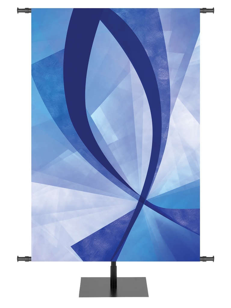 Custom Banner Symblos of Liturgy Fish