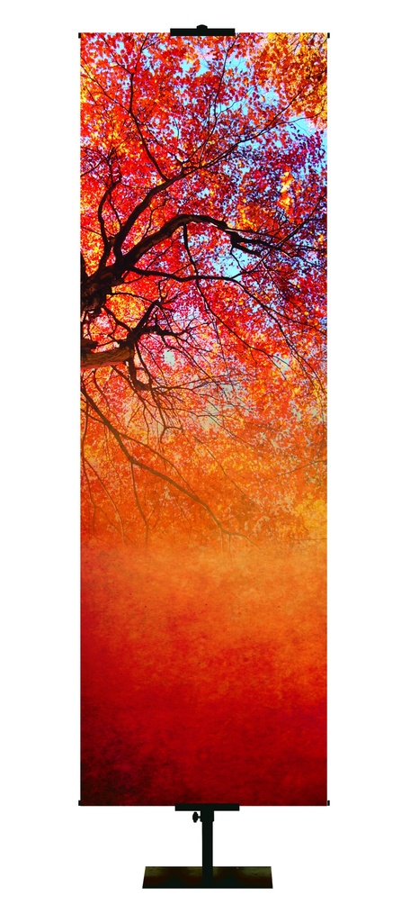 Custom Banner Colors of Autumn The Earth is Full of His Glory