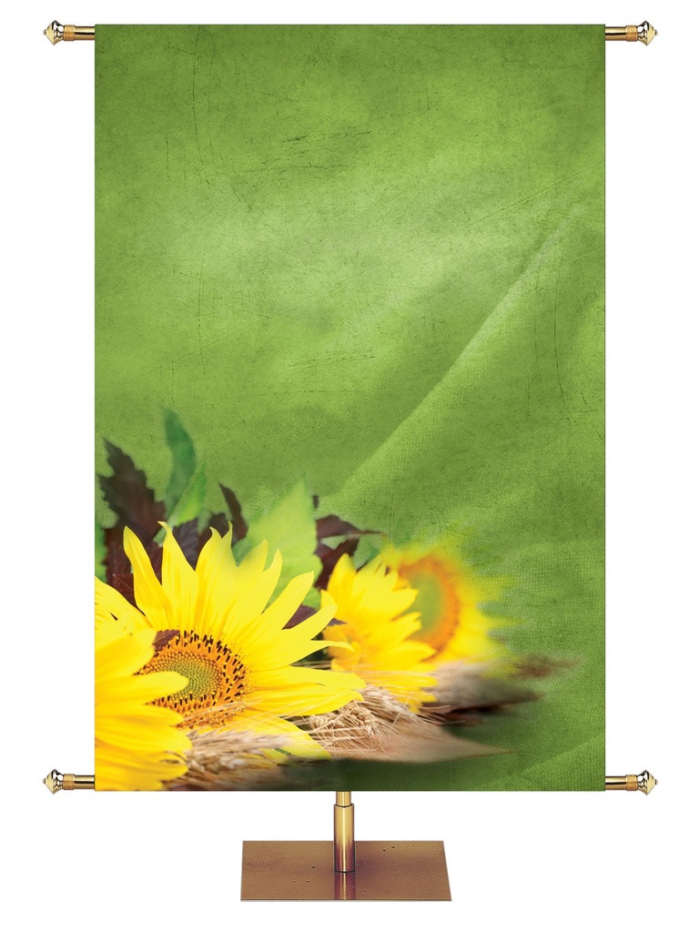 Custom Banner Bountiful Harvest Give Thanks With A Grateful Heart