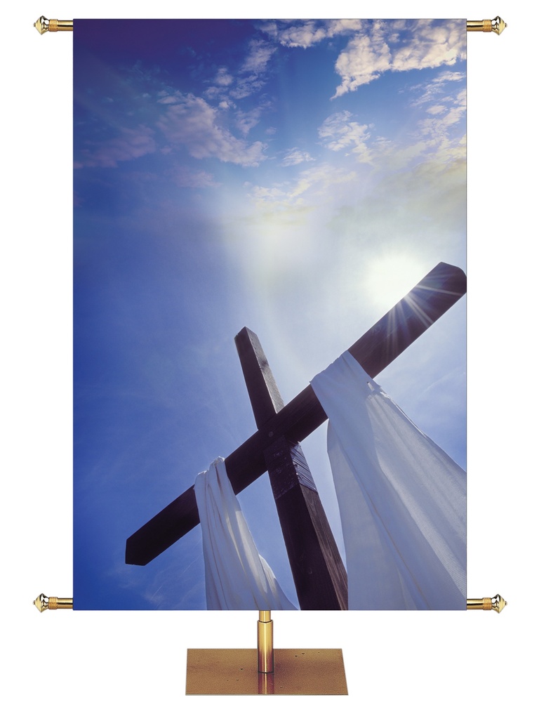 Custom Banner Colors of Easter He is Risen