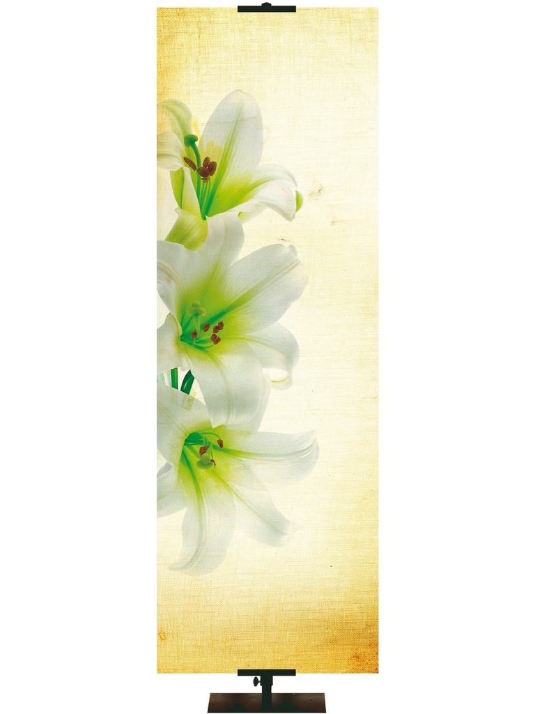Custom Banner Welcome Easter Lily