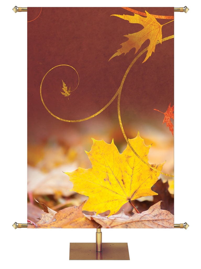 Custom Banner Majestic Autumn Give Thanks To The Lord