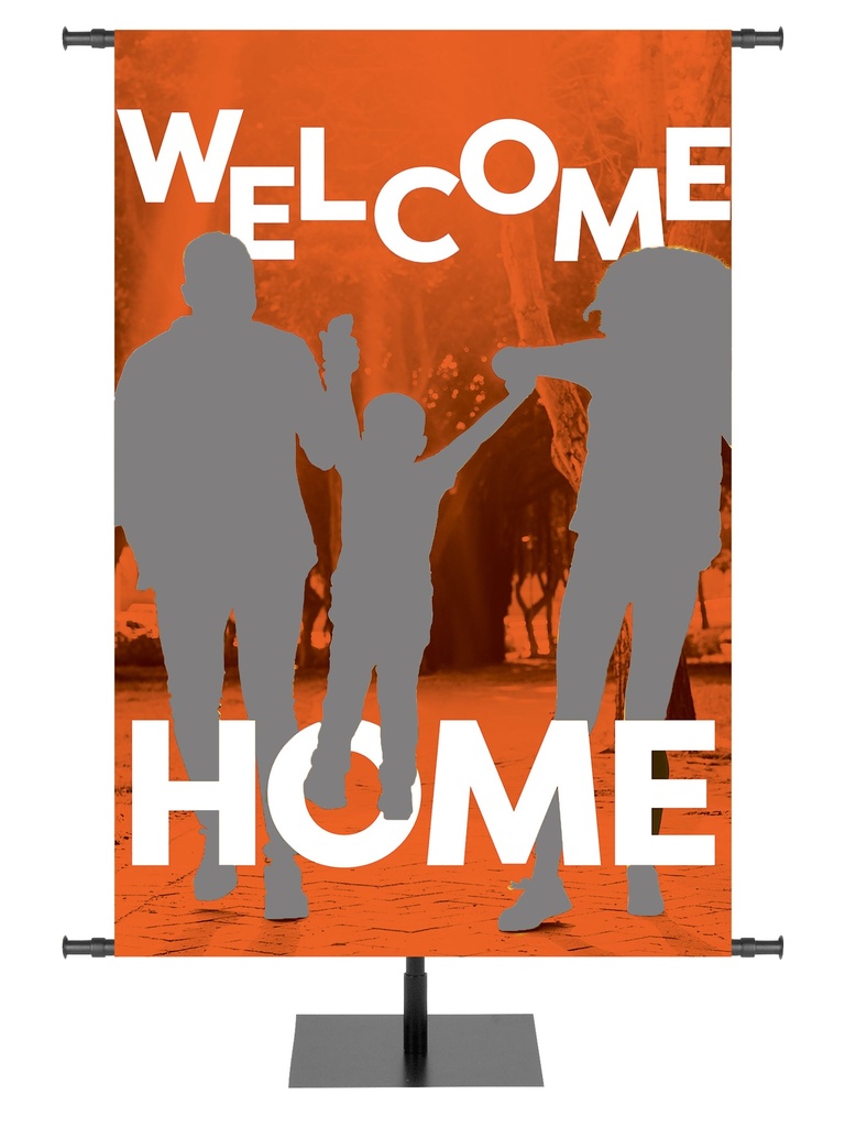Custom Banner Community of Faith Welcome Home To Our Family