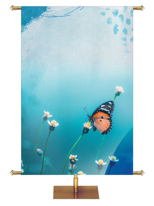 Custom Banner Impressions of Grace Butterfly Be Renewed In The Spirit