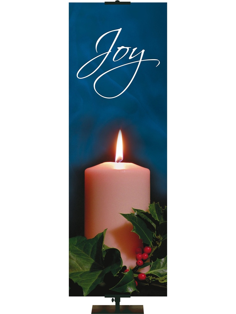 Advent Photo Candle Joy