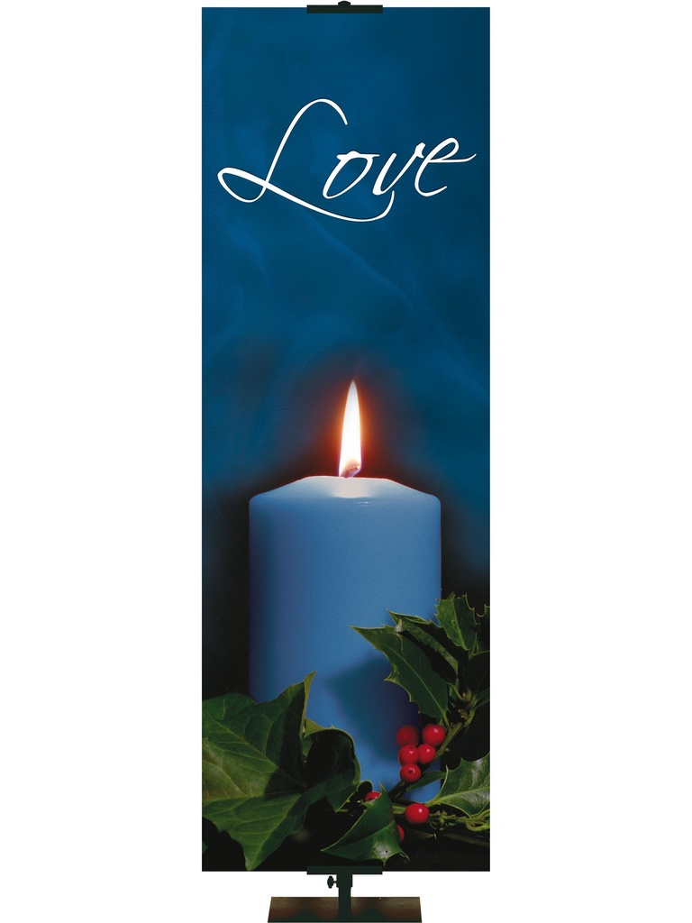 Advent Photo Candle Love
