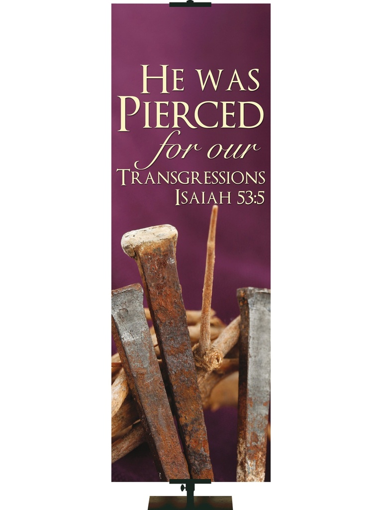 Contemporary Easter He Was Pierced