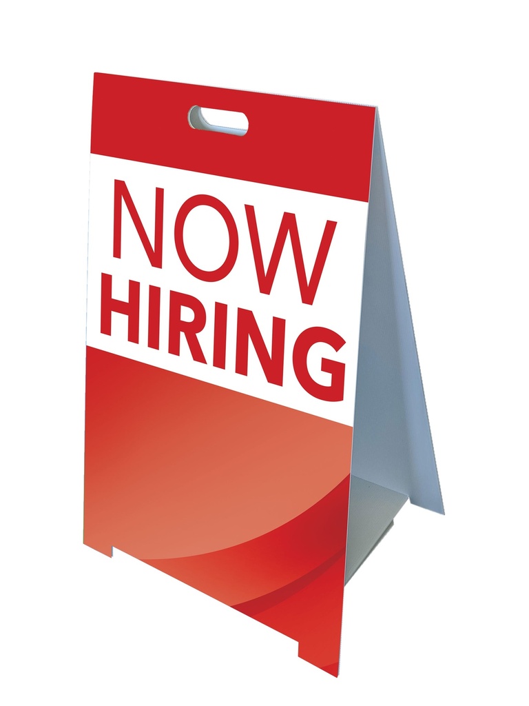 Fold-A-Frame™ Now Hiring Sign 3
