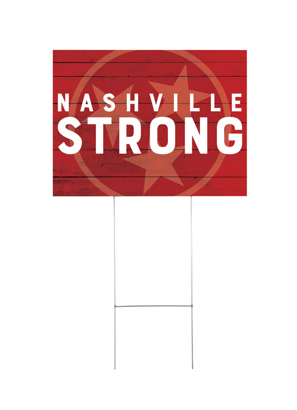 [YDS-NSH-02-RED] Nashville Strong Yard Sign 2
