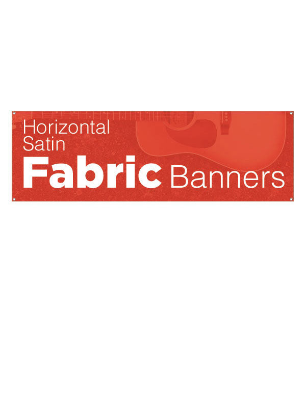 [CUS-SAT-H-PH-3X2] Custom Satin Fabric Banners/Horizontal